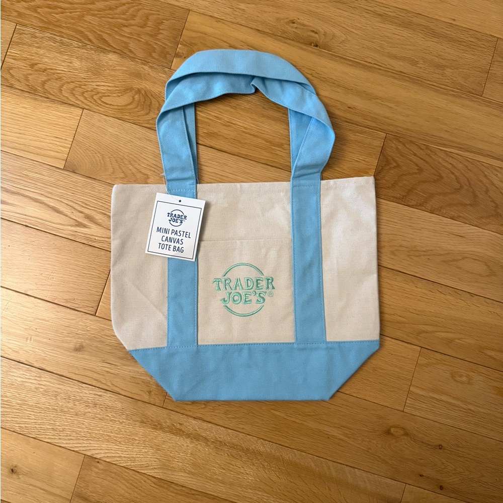 Trader Joe’s Blue Canvas Tote Bag